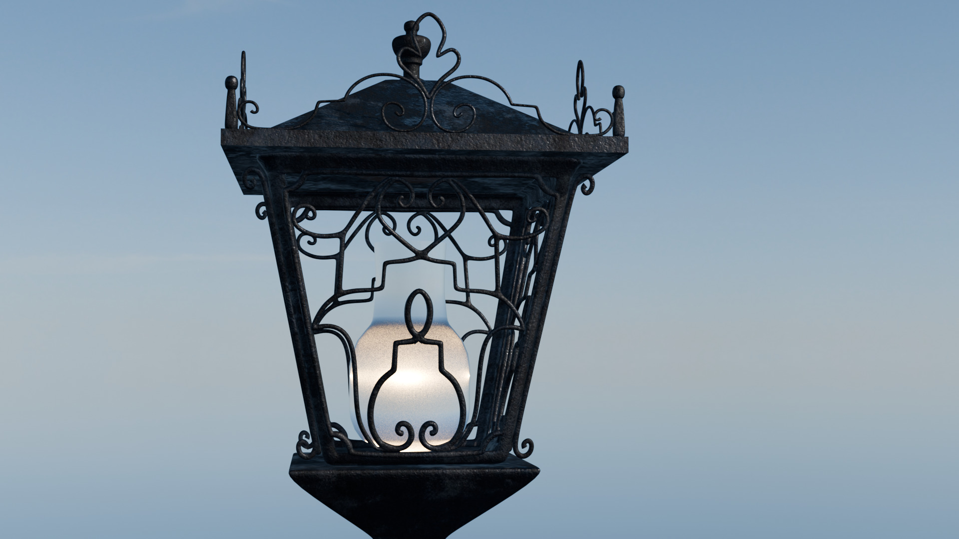 Street Light 3D model_2