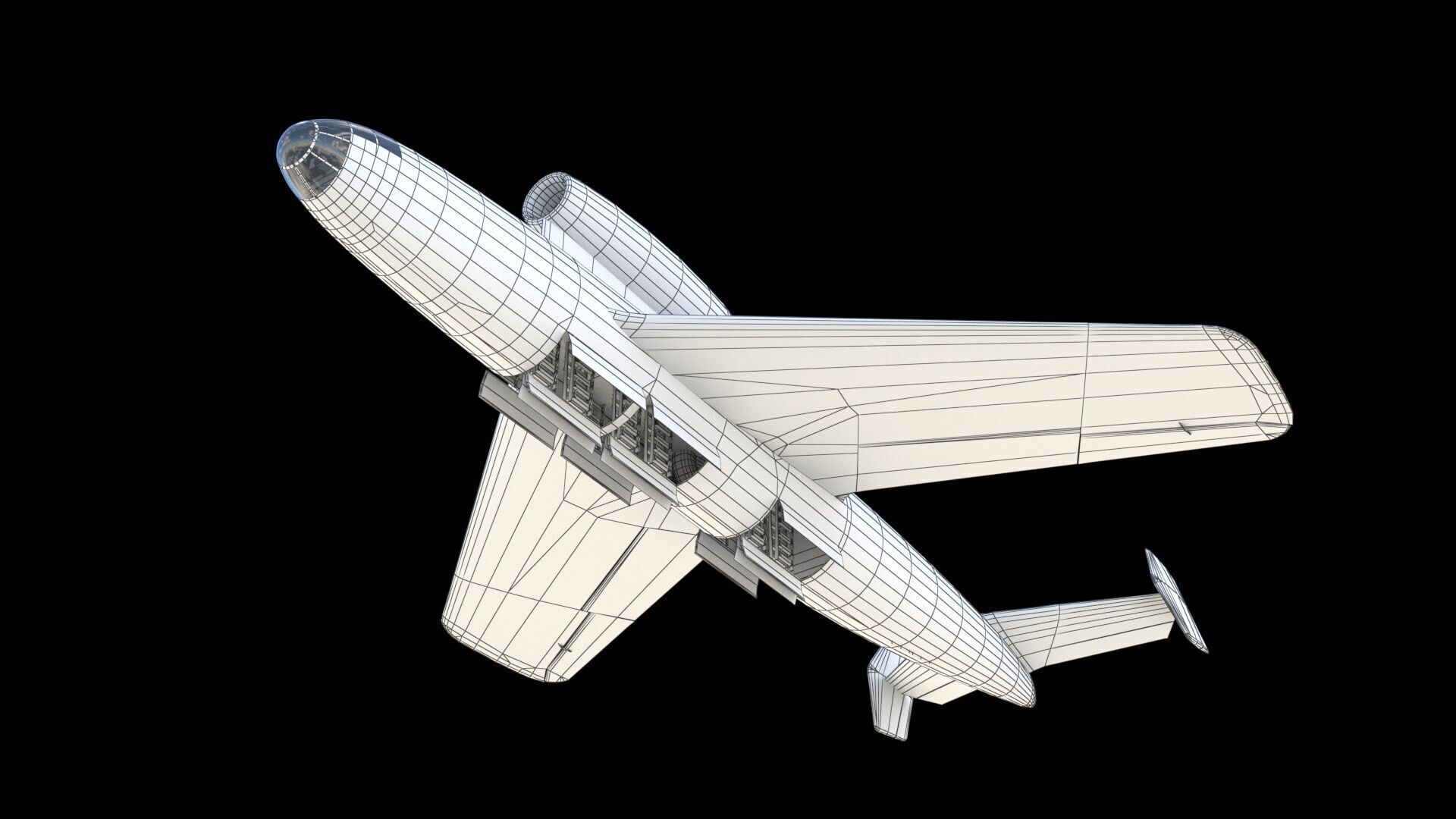 Daimler Benz Project B 3D model_24