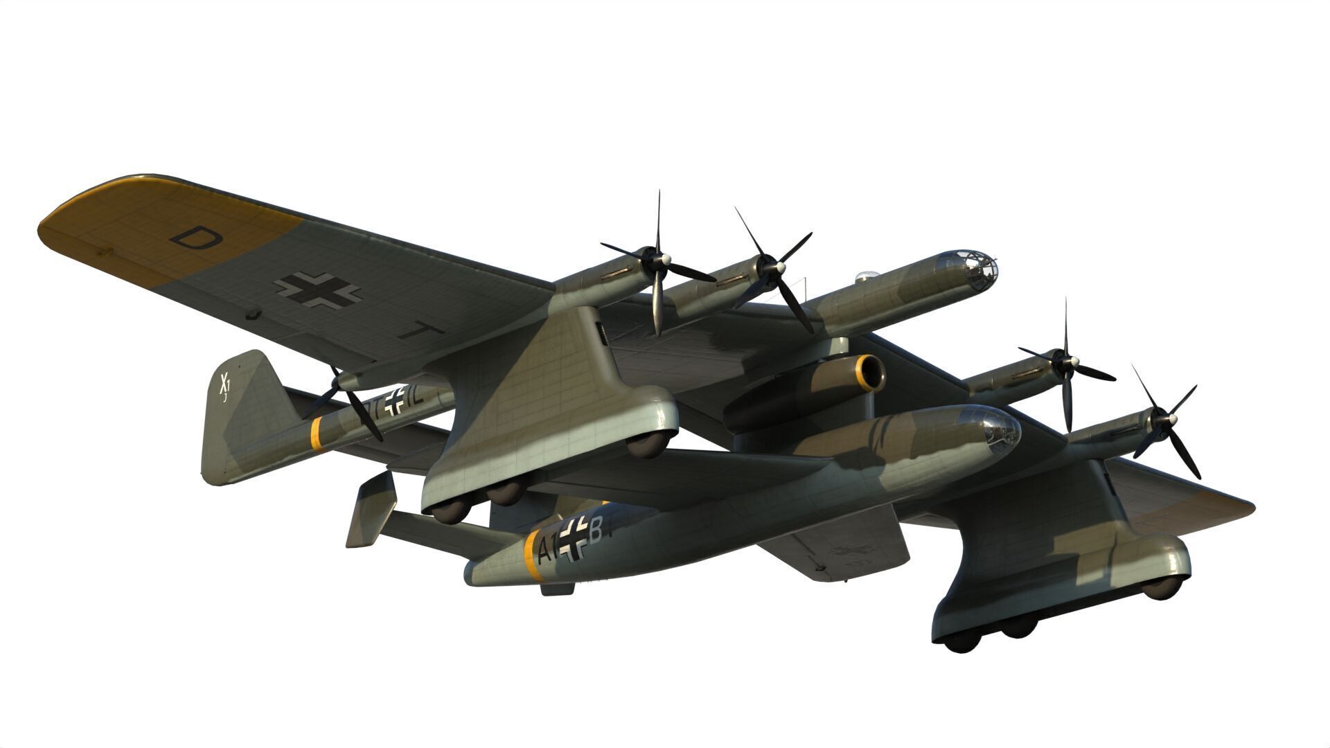 Daimler Benz Project B 3D model_1