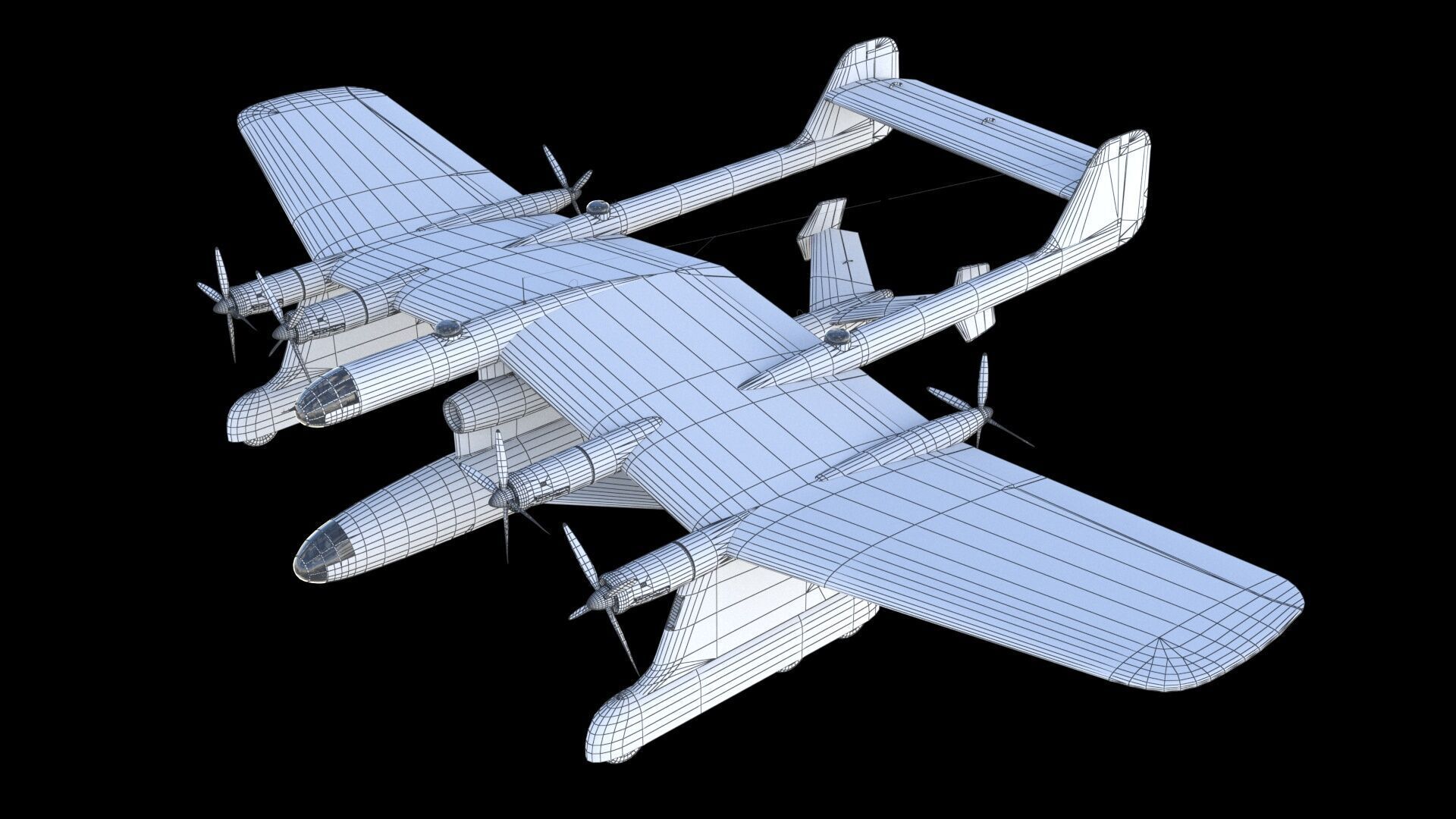 Daimler Benz Project B 3D model_22