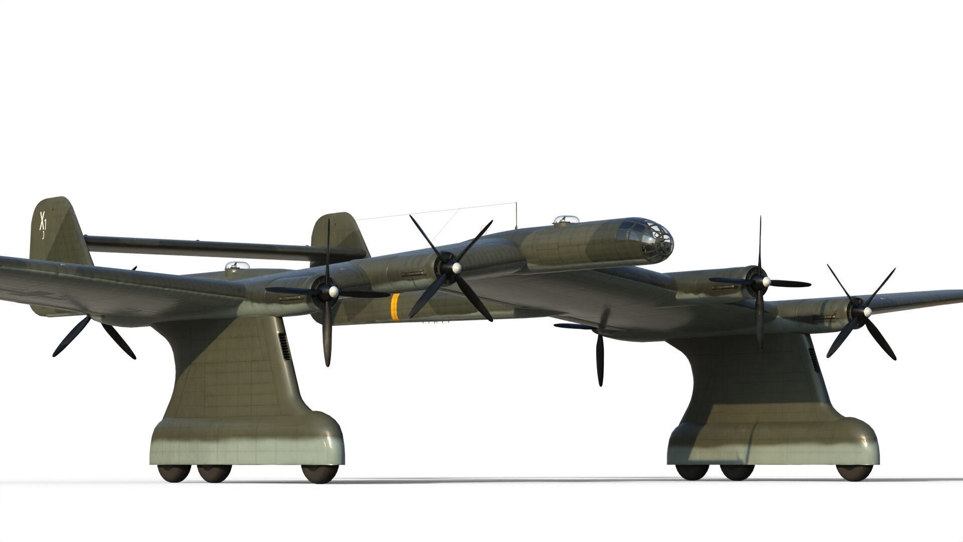 Daimler Benz Project B 3D model_14