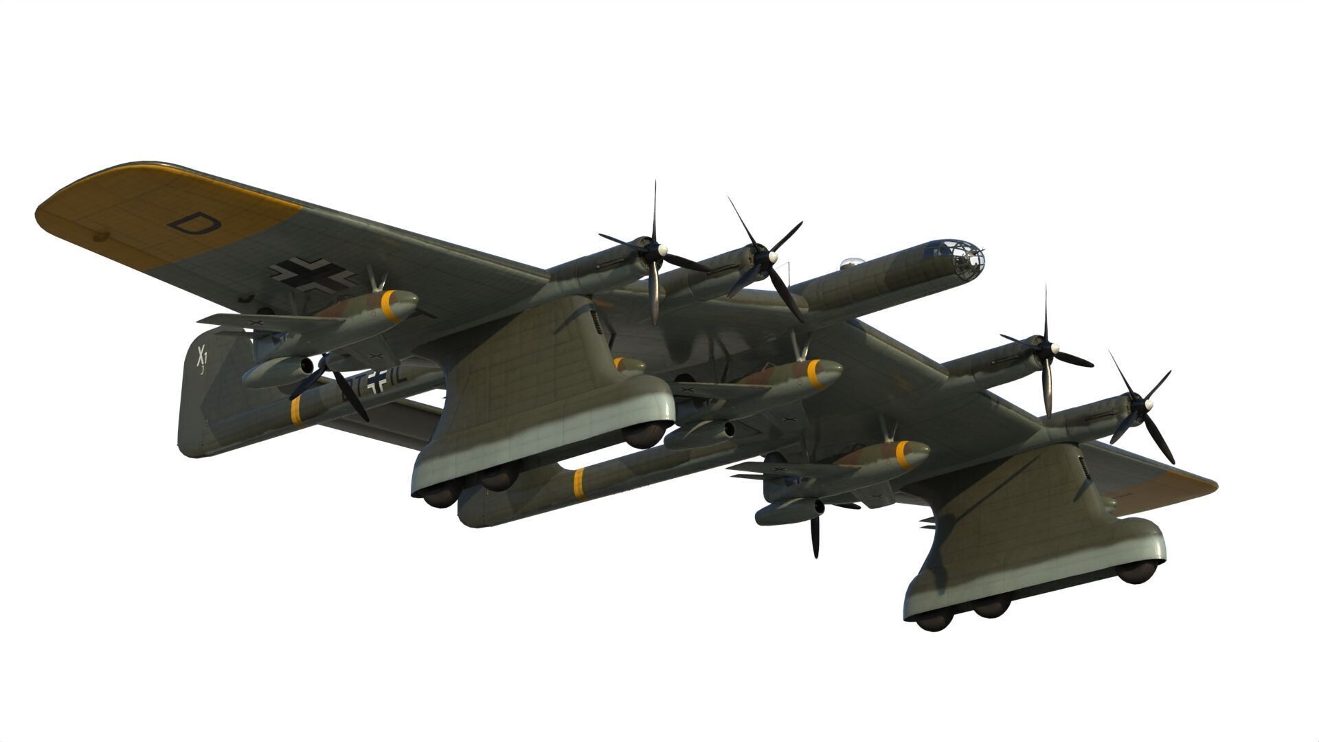 Daimler Benz Project B 3D model_2