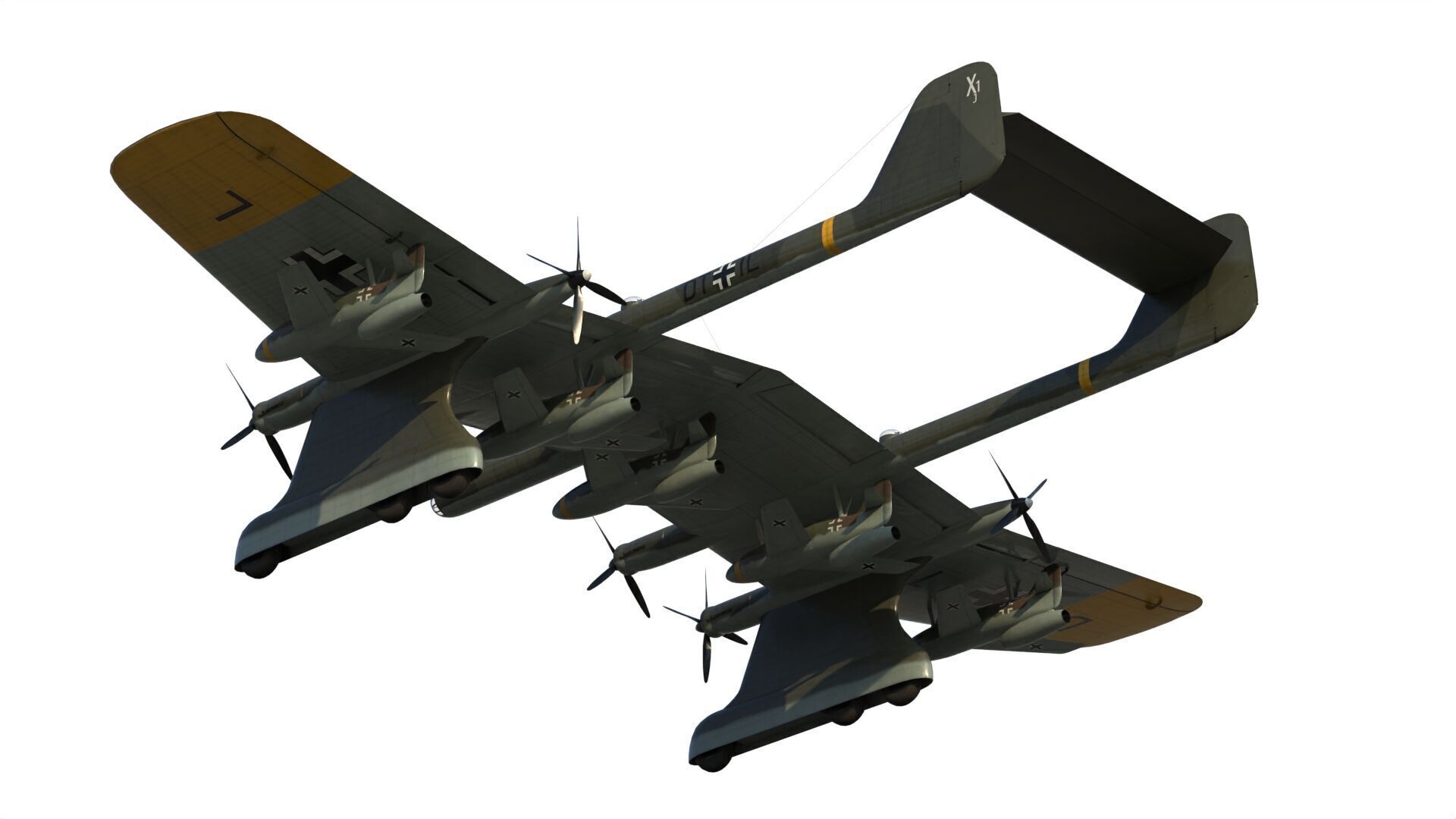 Daimler Benz Project B 3D model_6