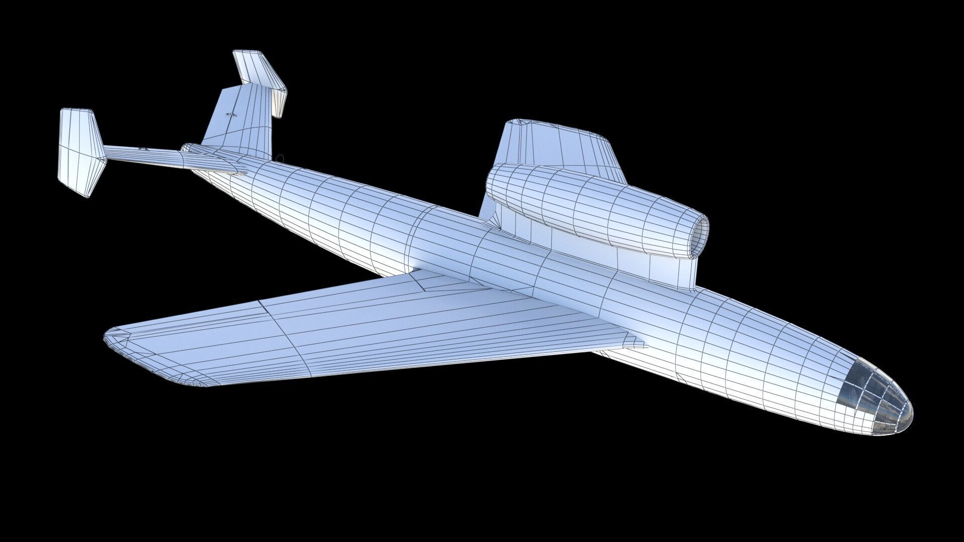 Daimler Benz Project B 3D model_25