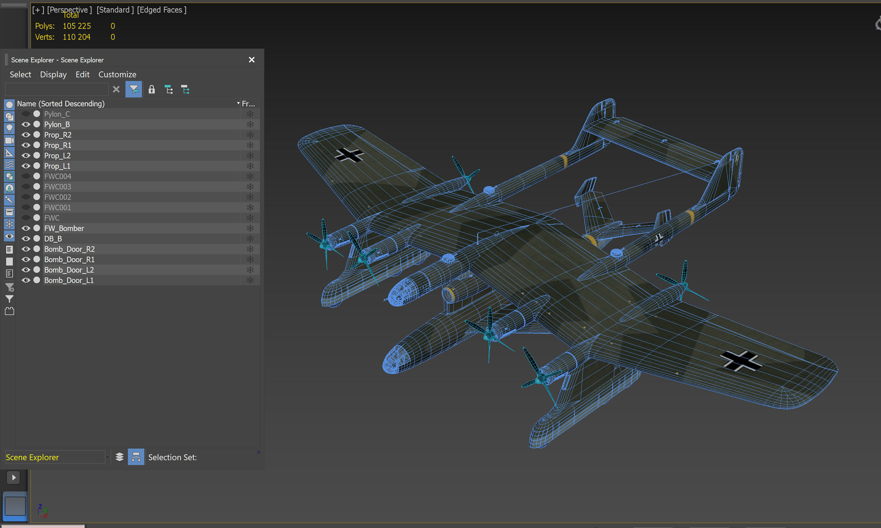 Daimler Benz Project B 3D model_20