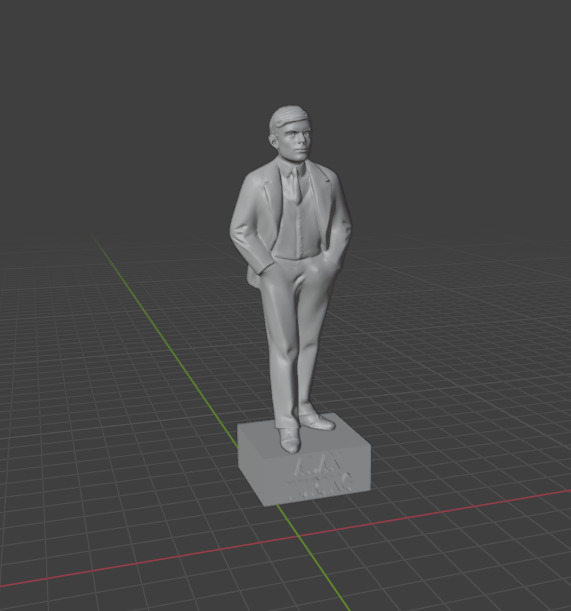 Alan Turing 3D print model_1