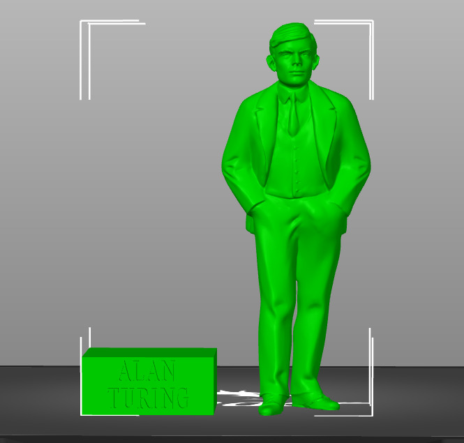 Alan Turing 3D print model_20
