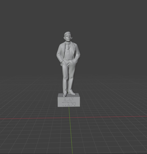 Alan Turing 3D print model_22