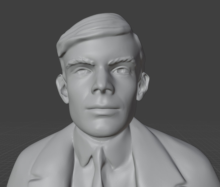 Alan Turing 3D print model_12