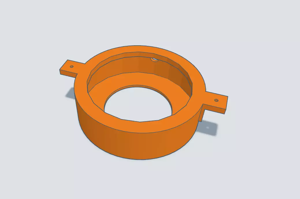 wall lamp support 3D print model