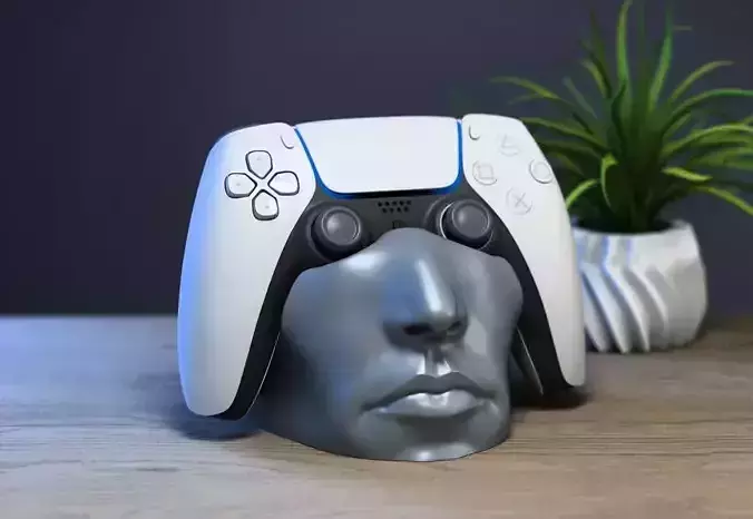 Face Ps5 controller stand Human face ps5controller holder
