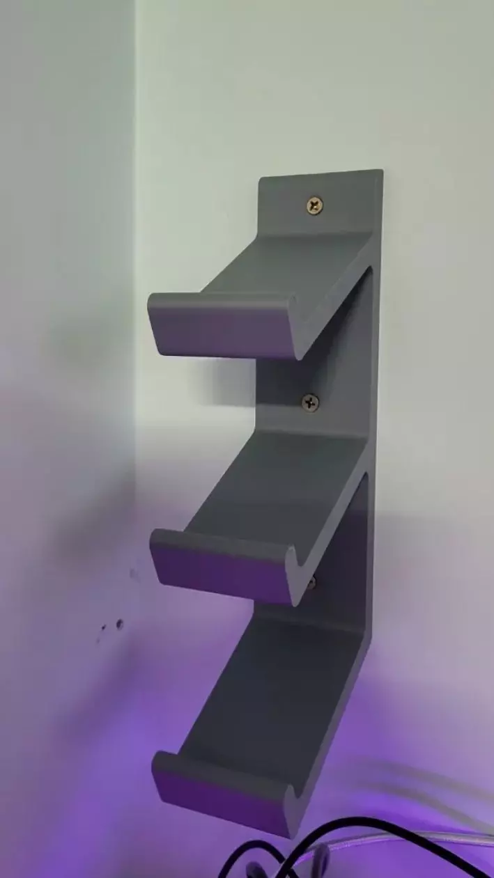 Controller holders wall mounted 3D print model