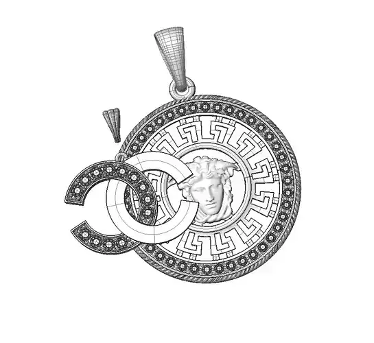 Two jewelry pendants