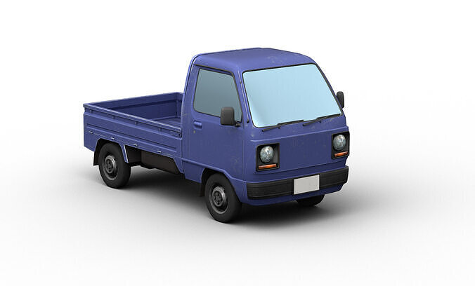 Honda Acty Truck Low-poly 3D model