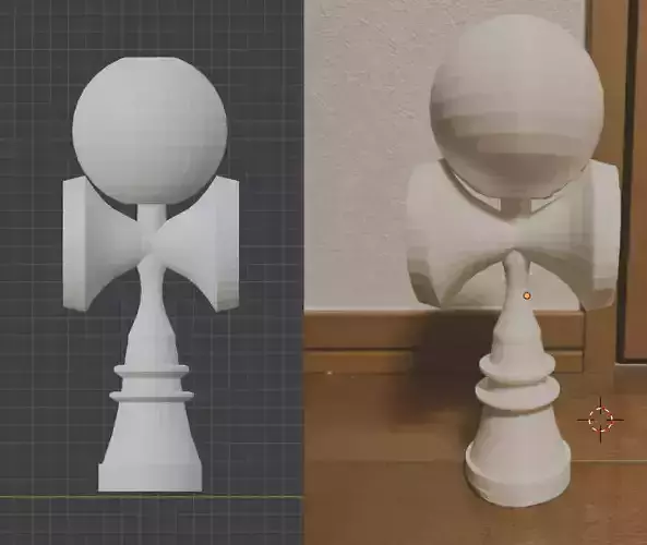 kendama stlfile 3D print model