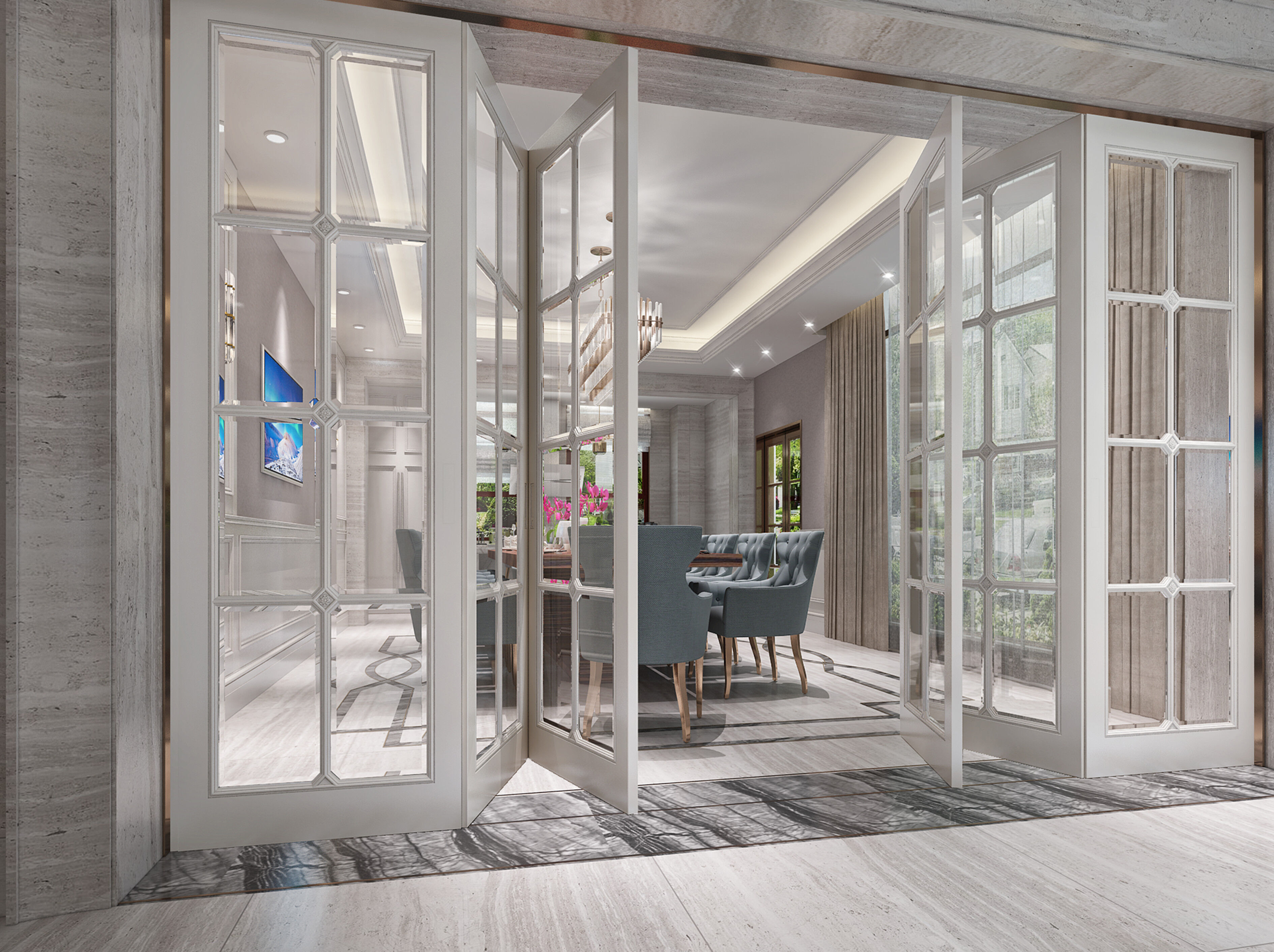 Dining room  3D model_1