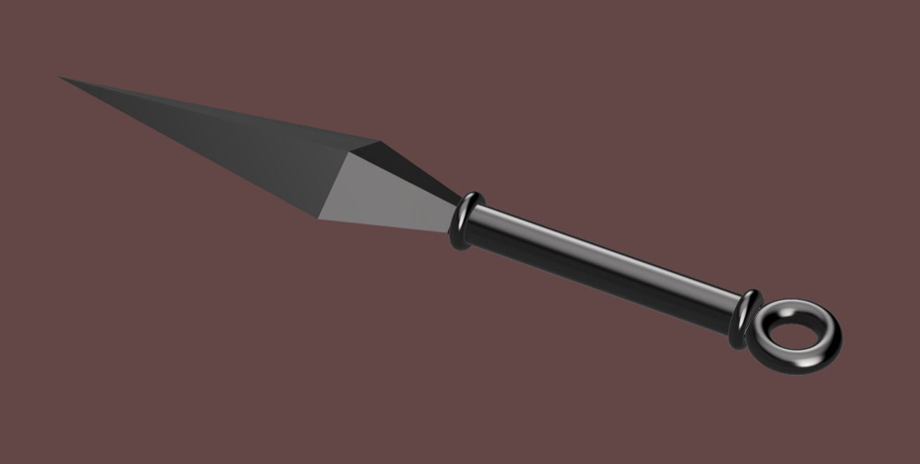 Naruto Shippuden - Kunai 3D print model_1