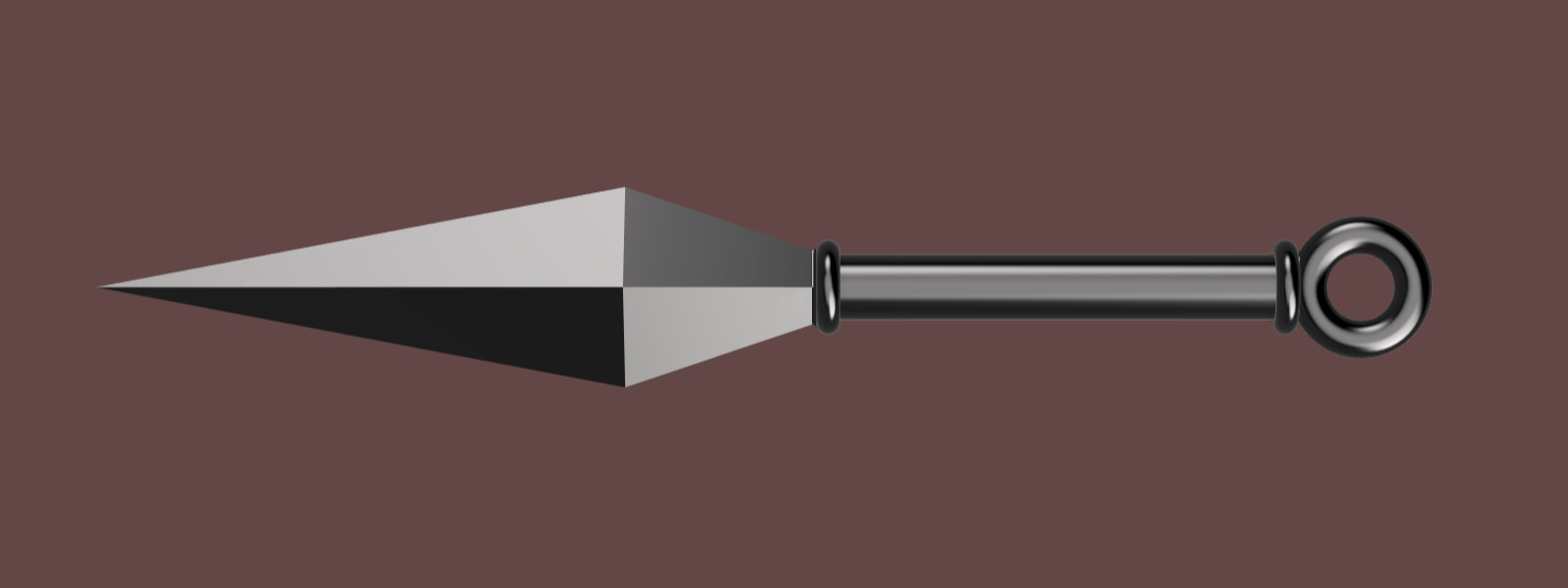 Naruto Shippuden - Kunai 3D print model_3