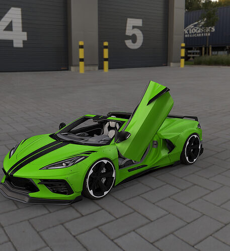 LEXUS RC F  V8 sport 3D model