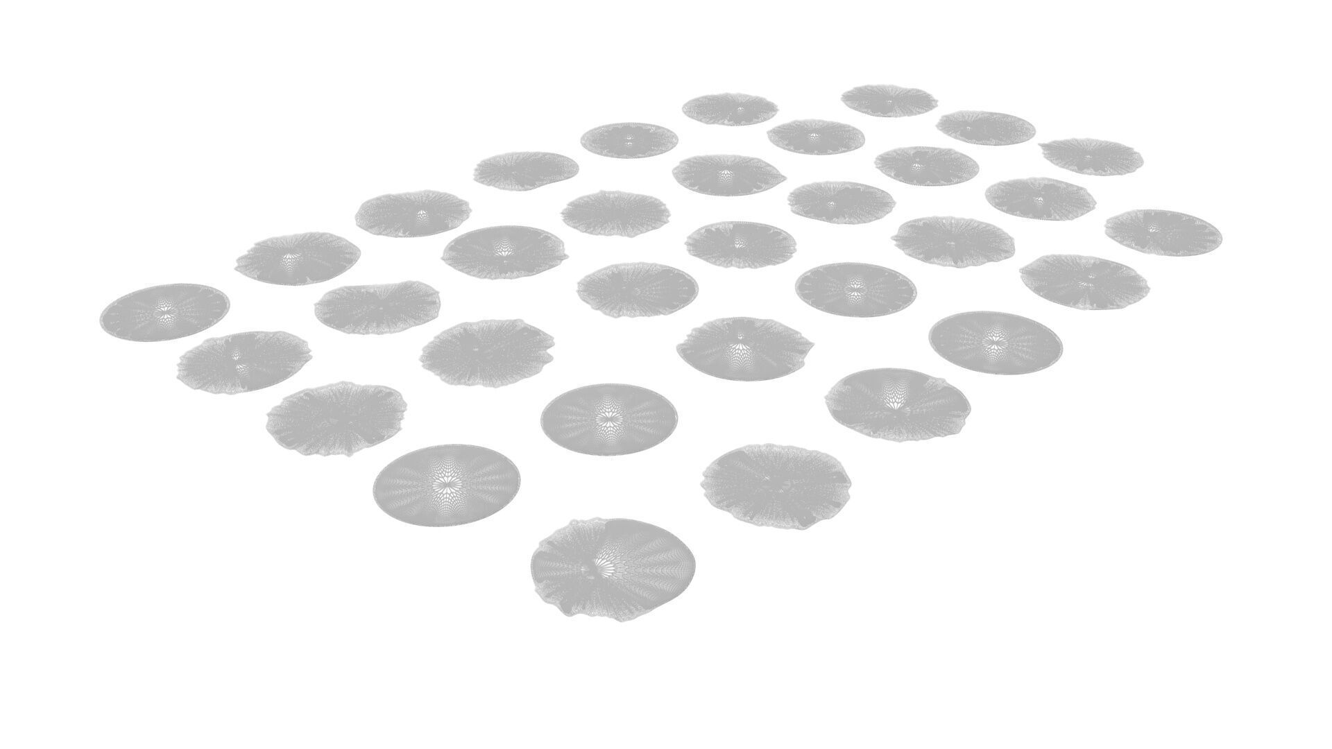 Sliced Mini Pepperonis Set 3D model_19