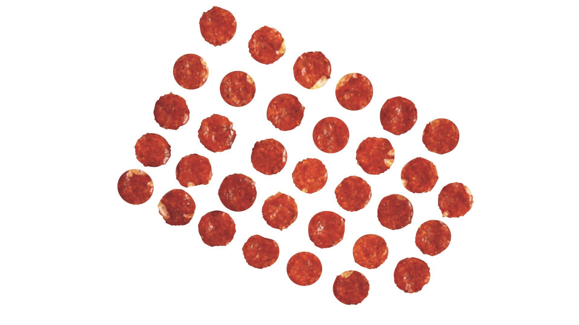 Sliced Mini Pepperonis Set 3D model_11