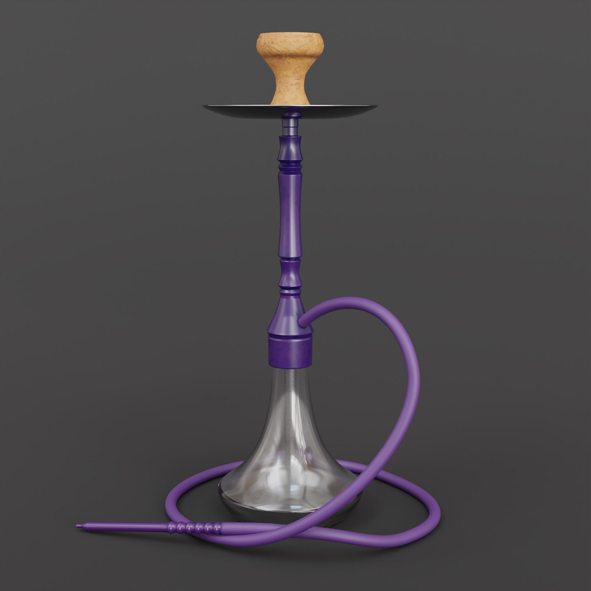 Hookah 3D model_2