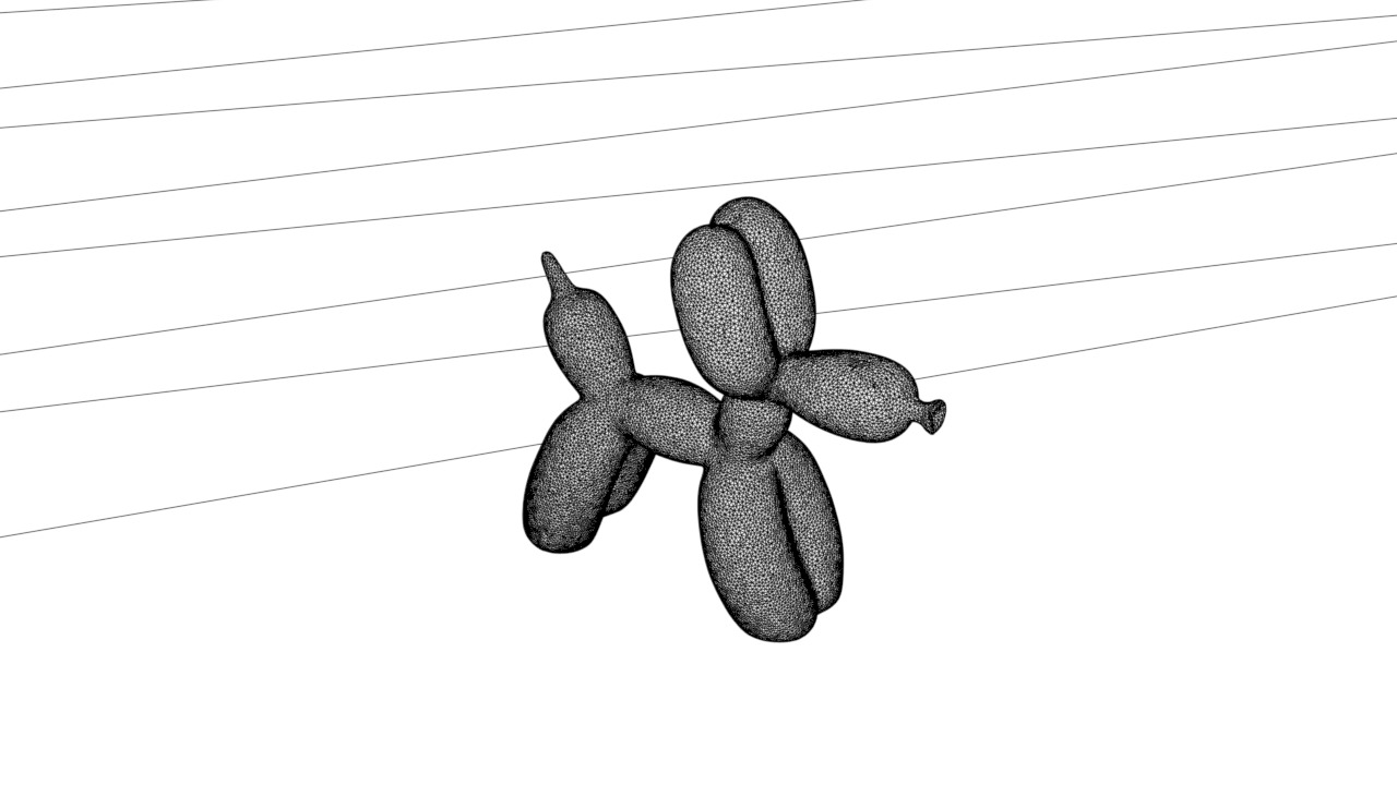 Balloon Dog Jeff Koons 3D model_1