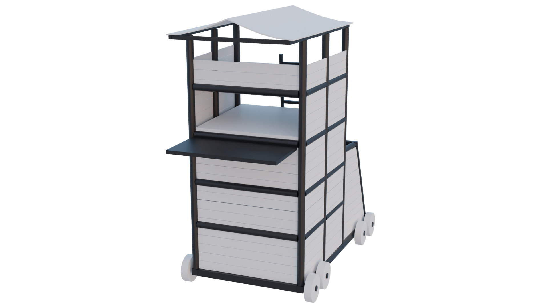 Lowpoly Base Siege Weapons Low-poly 3D model_5