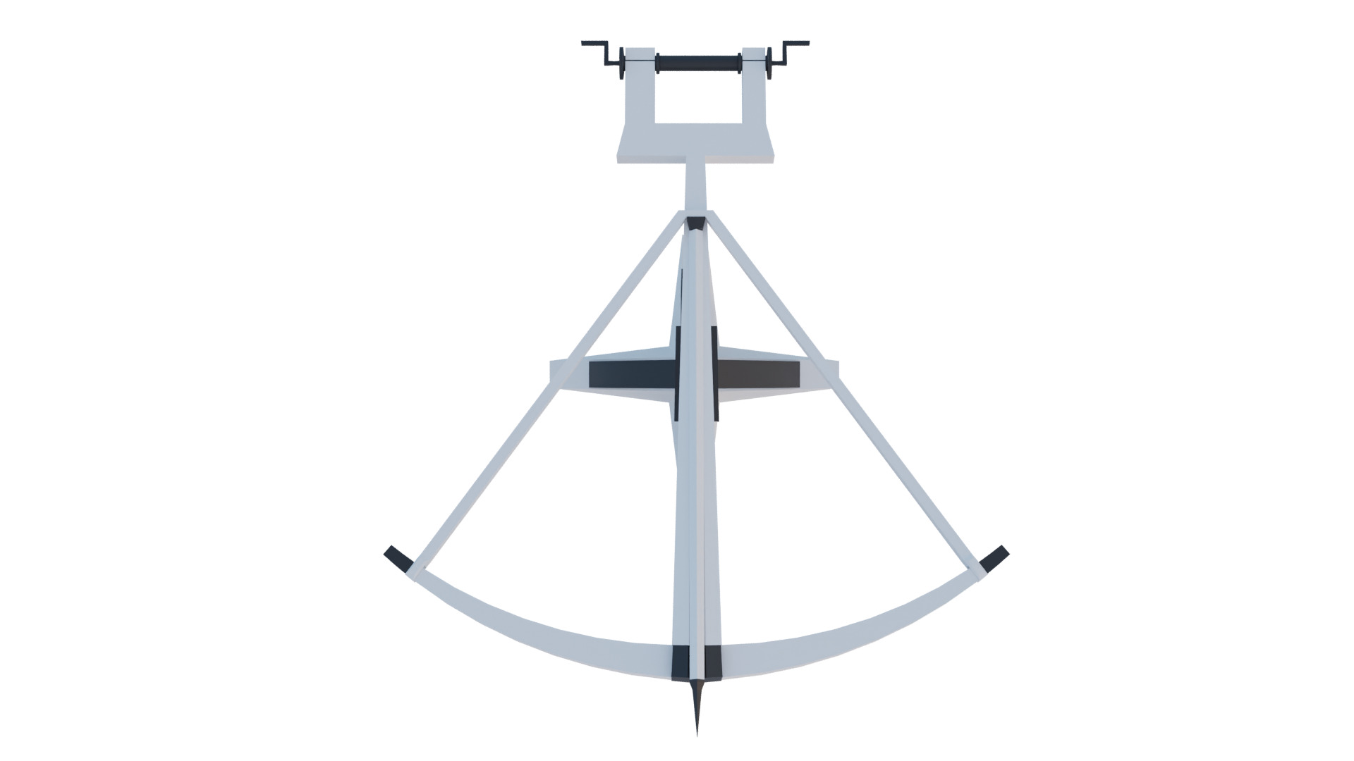 Lowpoly Base Siege Weapons Low-poly 3D model_14