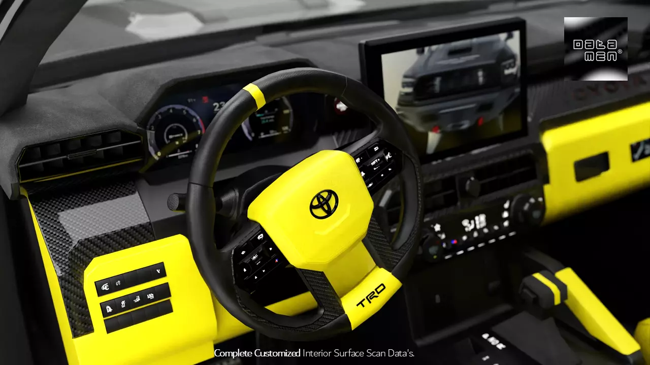 2023 Jeep Wrangler RUBICON JL 3D Scan Surface FBX Data 3D model_38