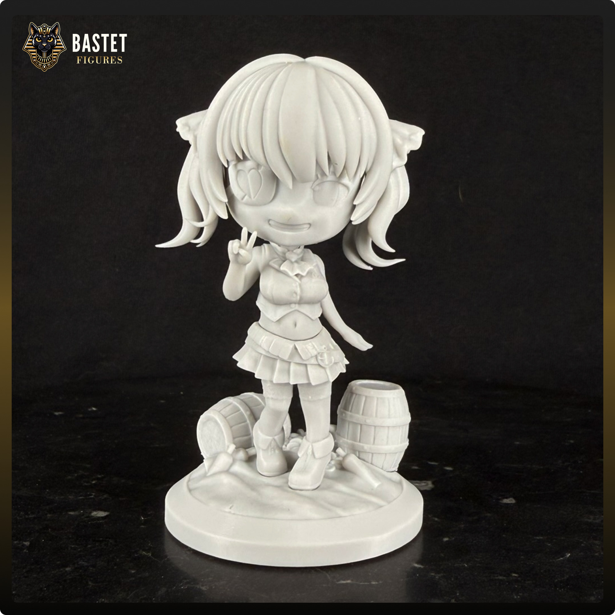 Houshou Marine I Vtuber Chibi 3D print model_2