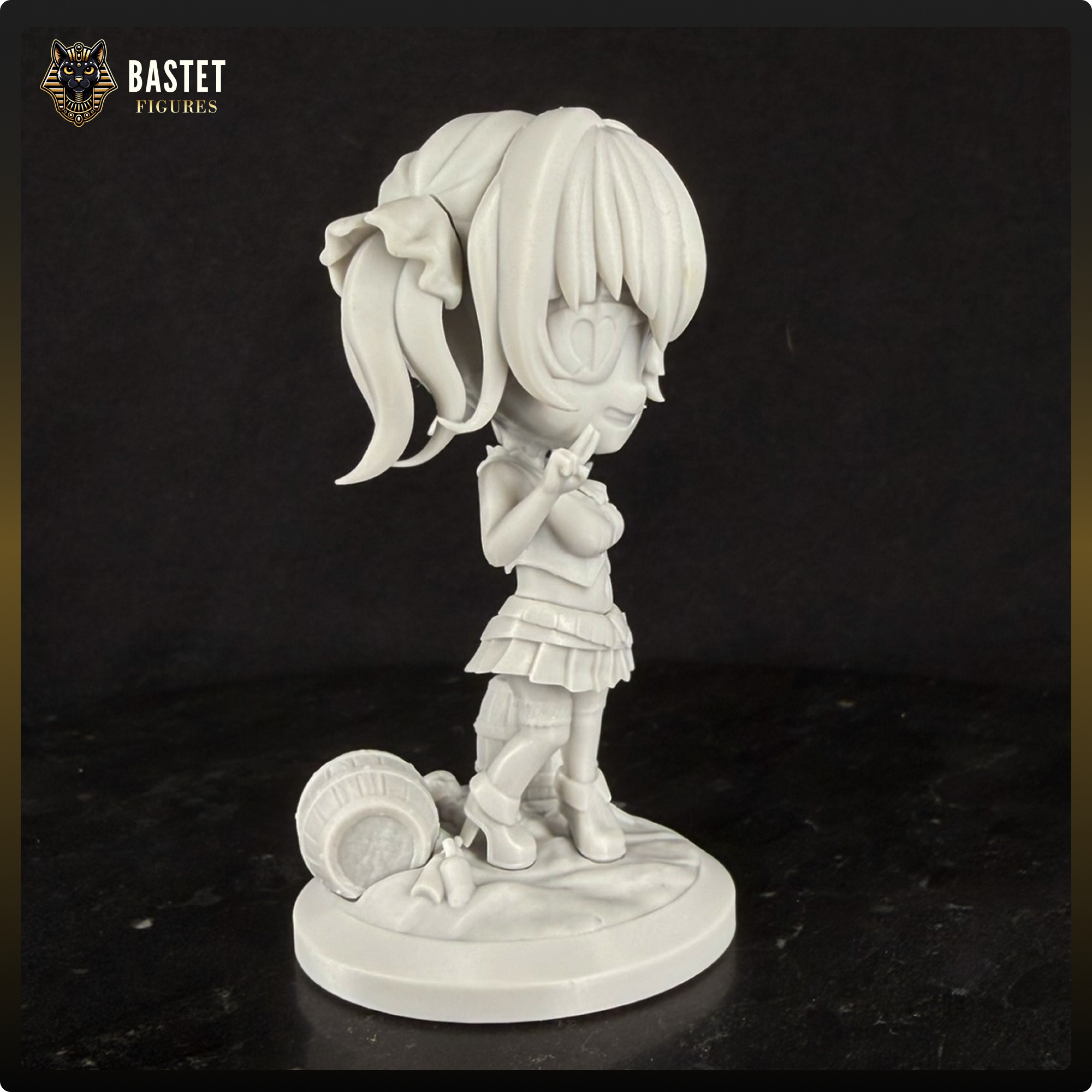 Houshou Marine I Vtuber Chibi 3D print model_7