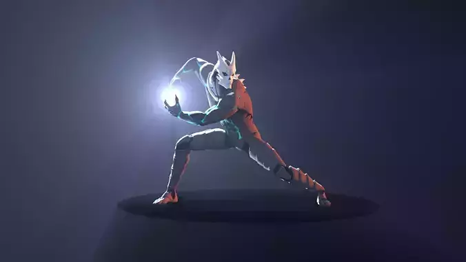 Kaiju No 8 Character Rig 3D model