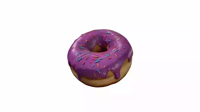 Delicious Chocolate Covered Ring Doughnuts 3d Render