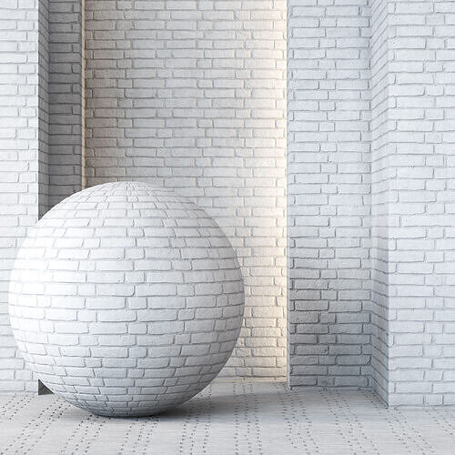 2 Brick Tile Flooring 4K - Seamless Texture
