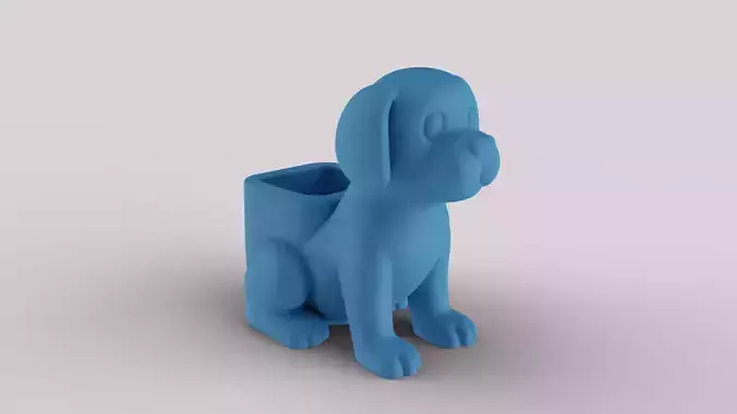 Cute Dog Planter - Desk Organizer