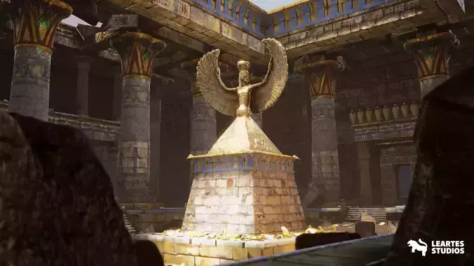 The Grand Egyptian Temple Environment