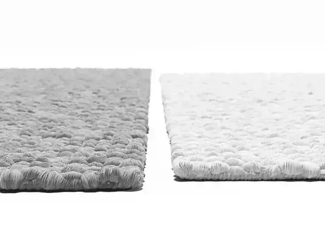 Wool rug Pebble