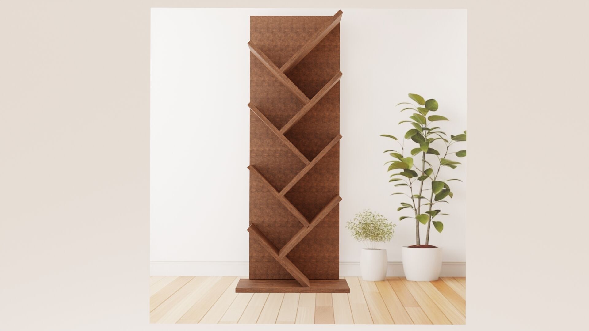 Bookcase 05 3D model_4