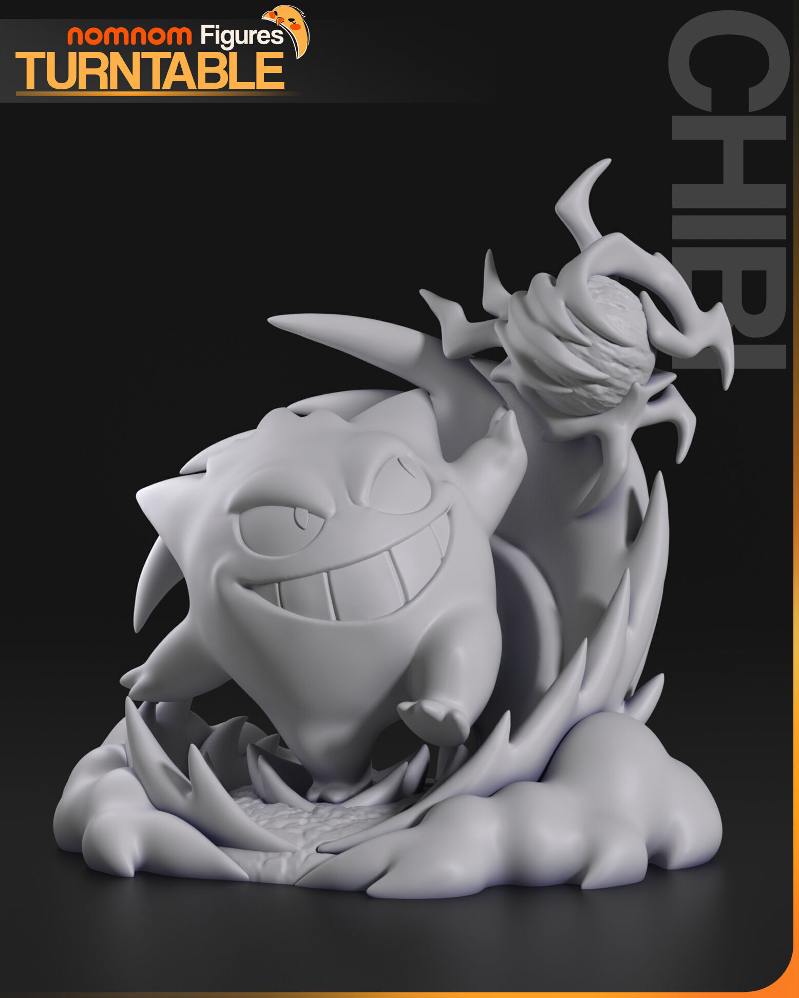 Chibi Gengar - Pokemon 3D print model_6