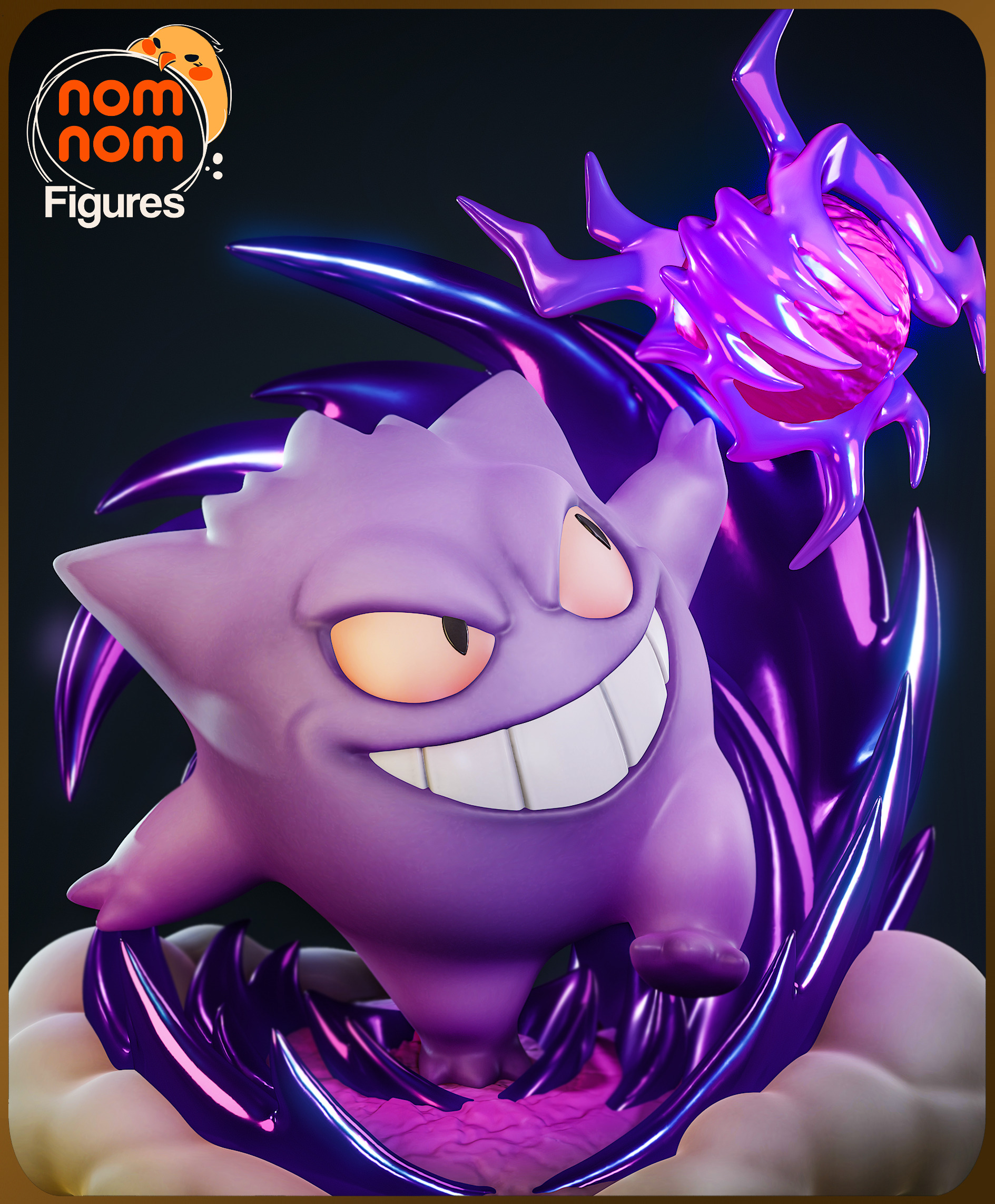 Chibi Gengar - Pokemon 3D print model_3