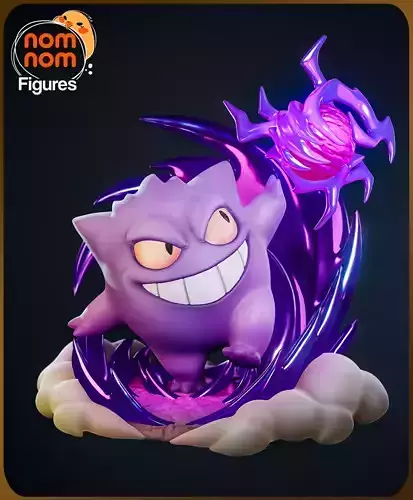 Chibi Gengar - Pokemon 3D print model
