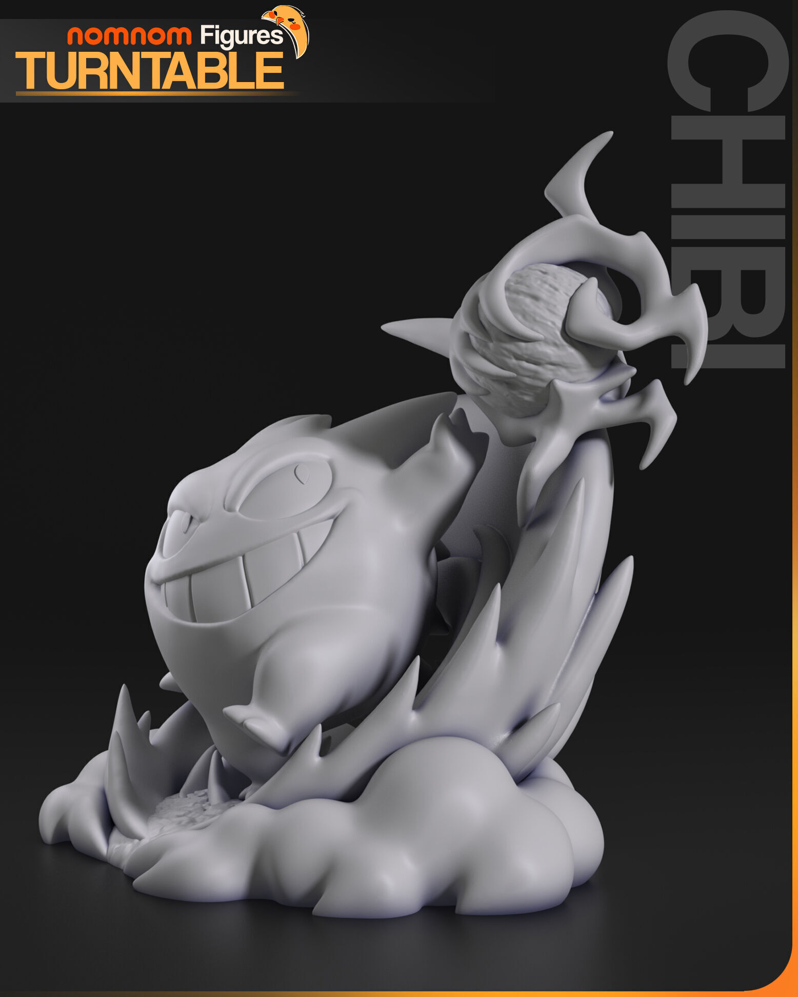 Chibi Gengar - Pokemon 3D print model_7