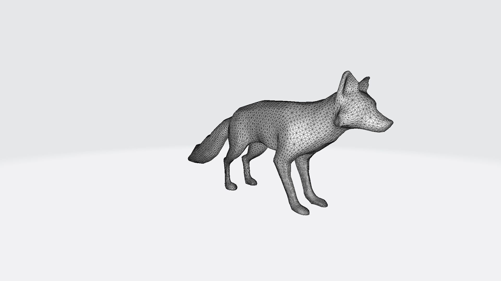 Red Fox Animal In The Natural Nice Chair 3d Render 3D model_9