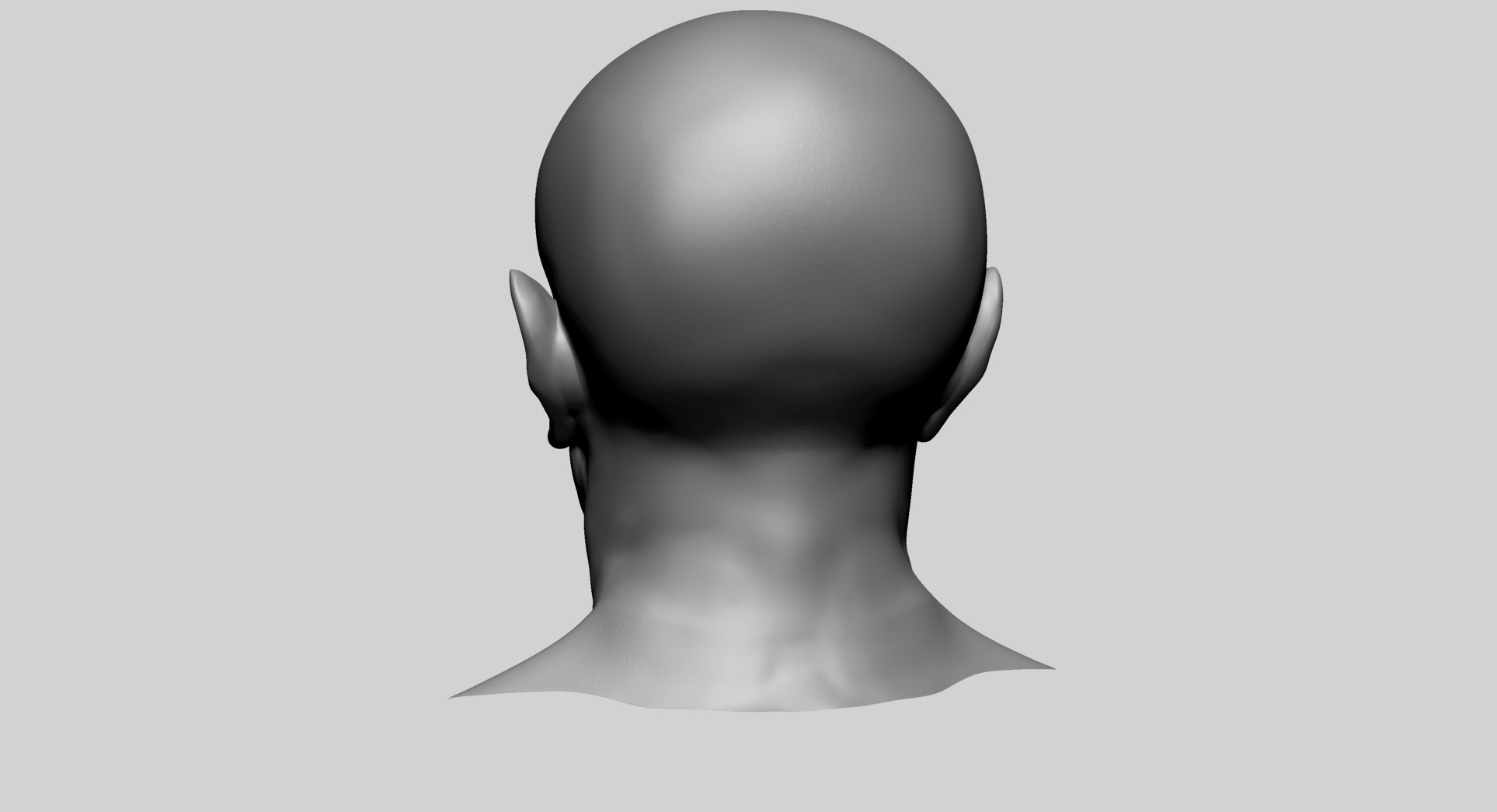 Fantasy Male Head A 3D model_4