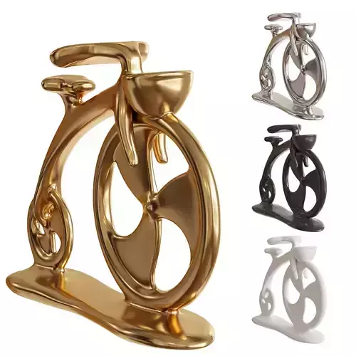 Abstract Bike Sculpture