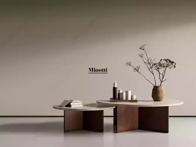 Vintage Wabi-Sabi Coffee Table