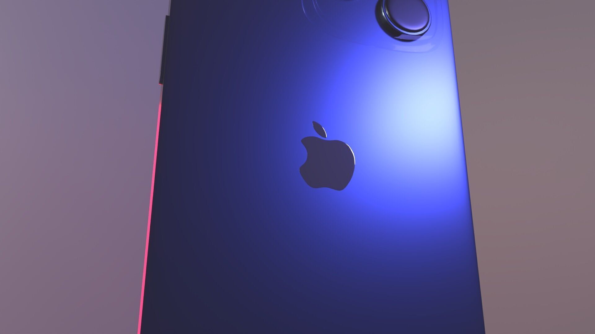 iPhone model Low-poly 3D model_4