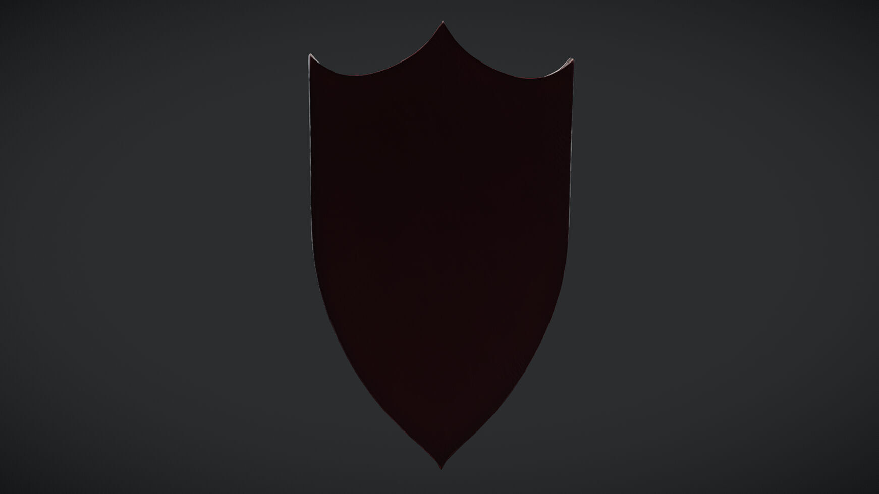 Decorative medieval shield 3D model_20