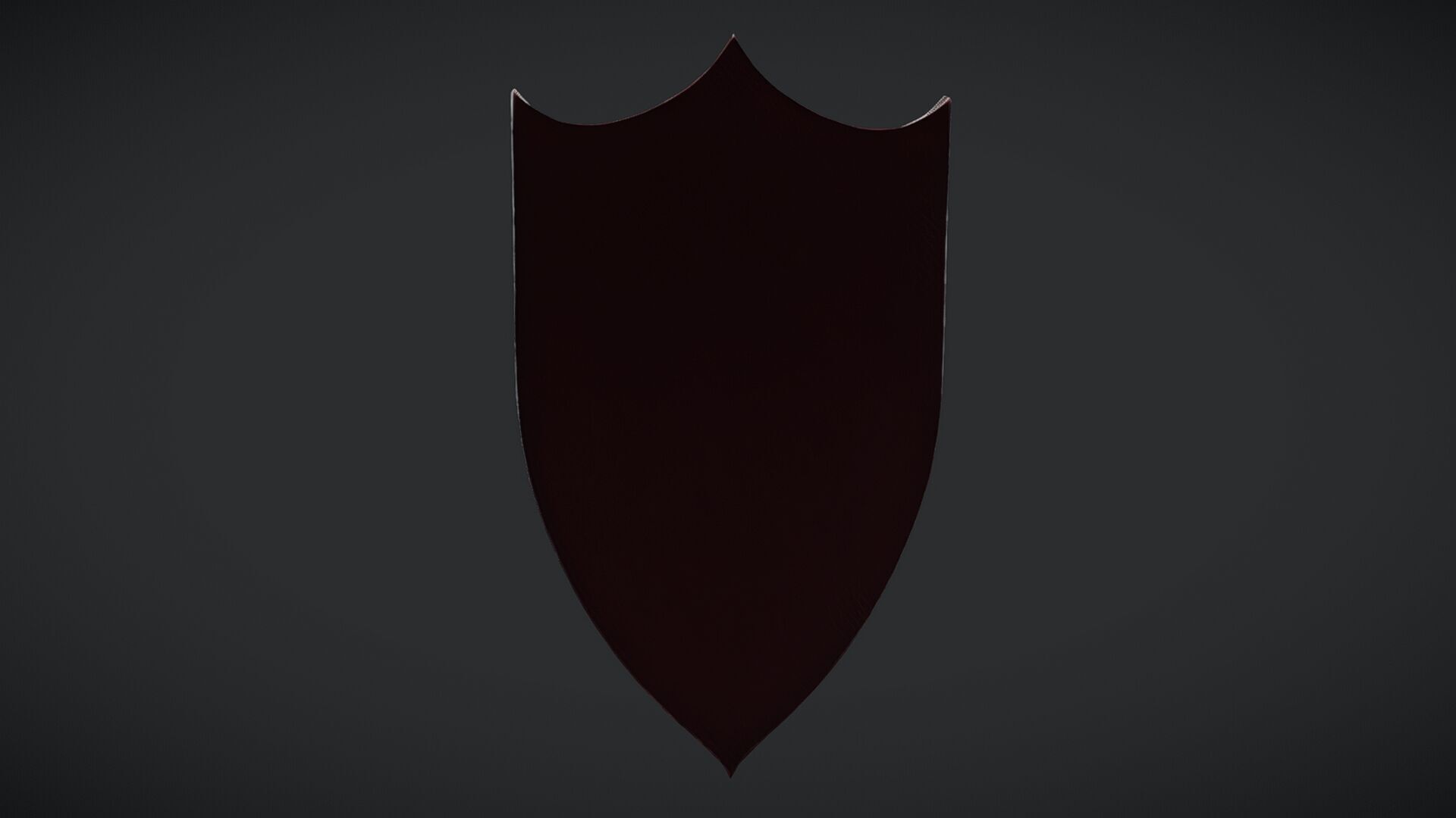 Decorative medieval shield 3D model_7